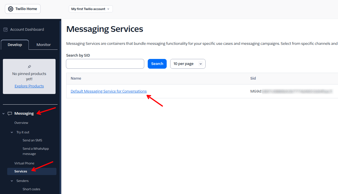 Finding Messaging Services